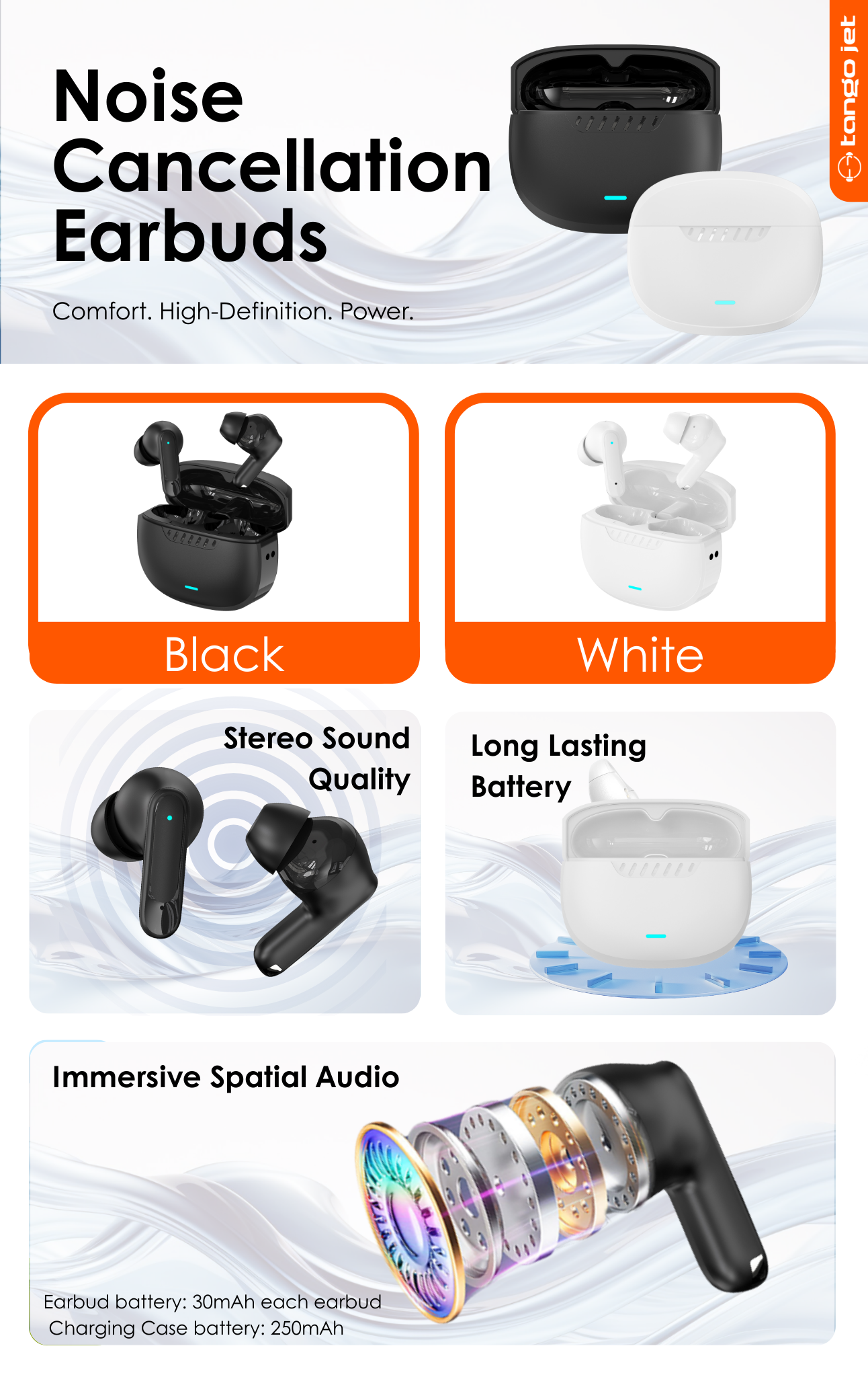 Noise Cancellation Earbuds Feature 1